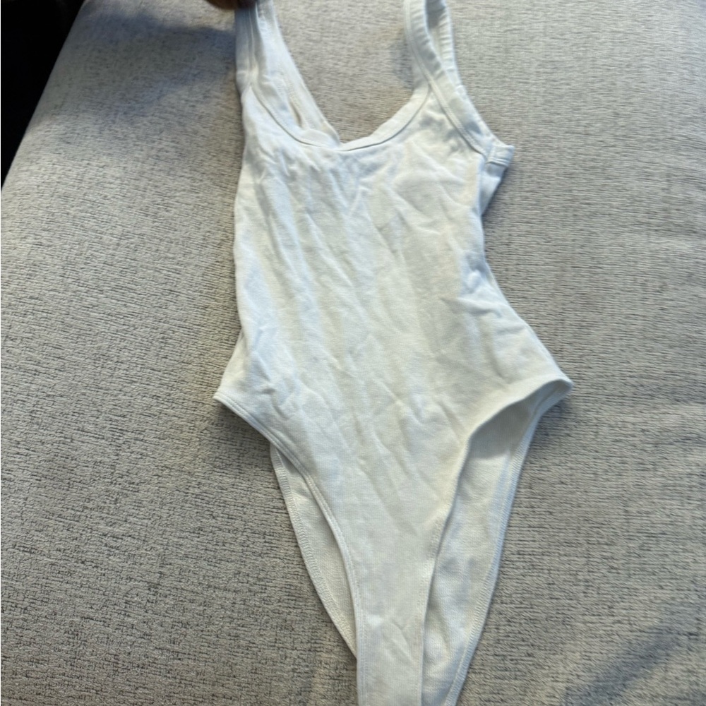 Zara White Bodysuit Size Small